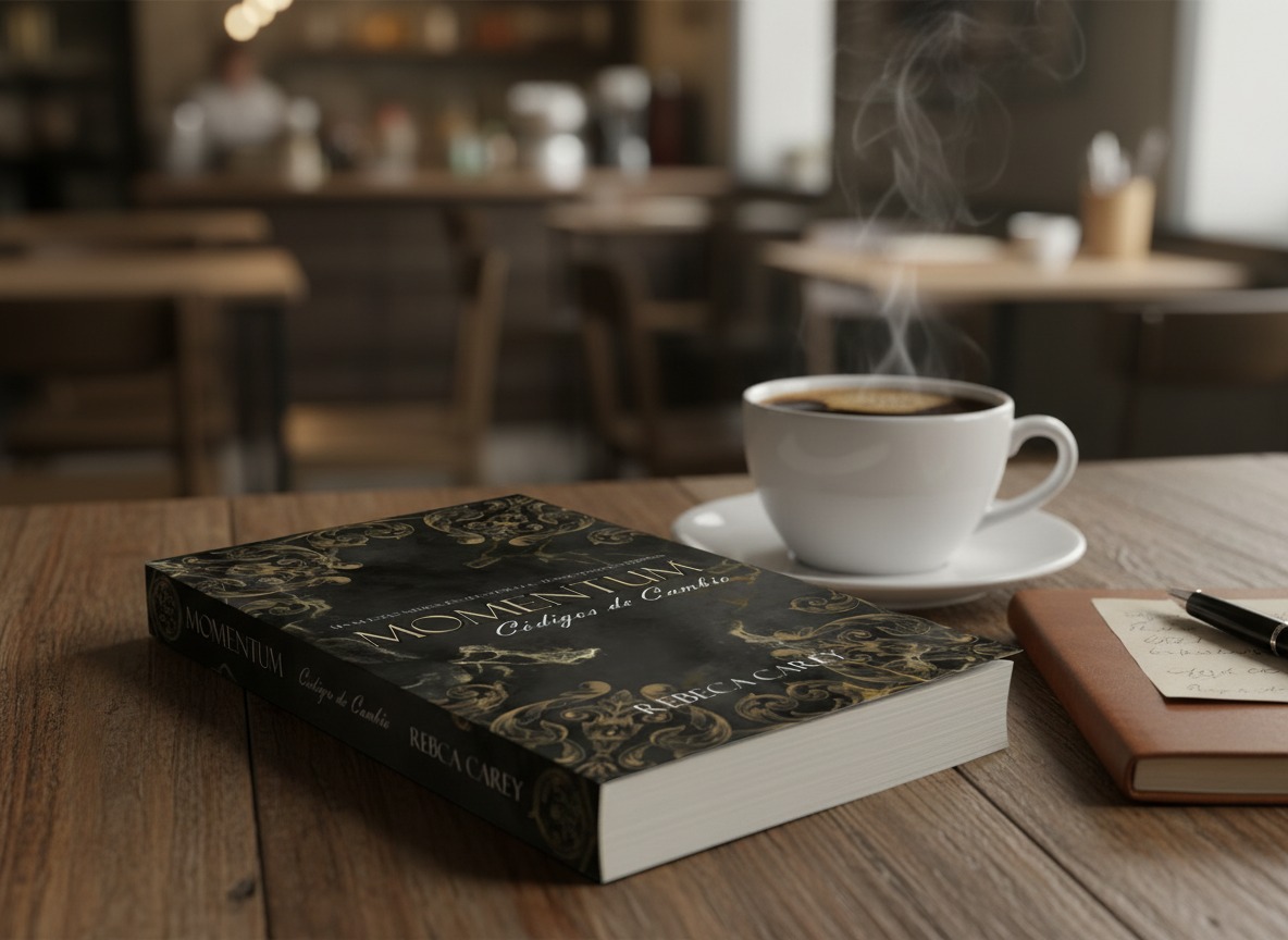 Book with coffee